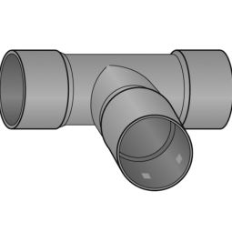 Drainagerohr T-Stück Drainage für FF-Drän, Stopfengröße: DN 65 - DN 200