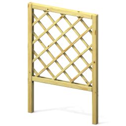 TraumGarten Rankgitter CORA rechteckig Rankhilfe Sichtschutz für 60cm oder 120cm breite Pflanzkübel