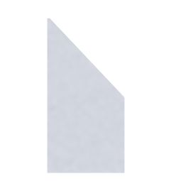 TraumGarten Glassichtschutz SYSTEM GLAS MATT Anschluss Sichtschutz 8 mm Sicherheitsglas, undurchsichtig mattiert, rechts und links wählbar