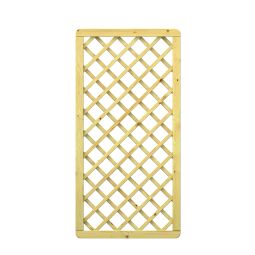 TraumGarten Sichtschutzzaun Holz XL Rankgitter Sichtschutz Rankhilfe in verschiedene Größen, mit Edelstahlklammern geheftet, Maschenweite: 10x10 cm