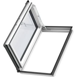 VELUX Wohn- und Ausstiegsfenster GXLA FK06 Dachfenster 66x118 cm DIN links angeschlagen, mit Lüftung, hoher Dichtigkeit und wählbarer Verglasung für guten Wärme- und Schallschutz