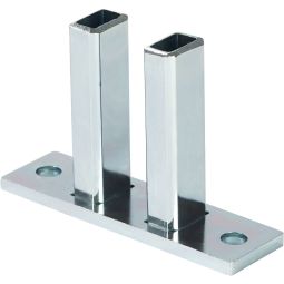 NATURinFORM Konstruktionsfuß für System-Profil aus Aluminium Stahl verzinkt, für das NATURinFORM System-Profil aus Aluminium 4000x22,5x40 mm
