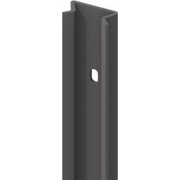 TraumGarten Sichtschutzzaun Pfosten-Eckmontageadapter für U-Profile anthrazit zum realisieren von Winkeln in Zaunanlagen von 45°-135°, verschiedene Größen