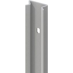 TraumGarten Sichtschutzzaun Pfosten-Eckmontageadapter für U-Profile silber zum realisieren von Winkeln in Zaunanlagen von 45°-135°, verschiedene Größen