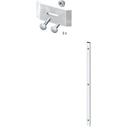 TraumGarten Sichtschutzzaun Zaun-Gabionenverbinder Set Ermöglicht die Montage von Sichtschutz-Zaunelementen an Gabionen, inklusive Schrauben und Mutter