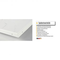 Jollytherm Infrarotheizung mit Keramikfeinsteinzeug marmoroptik 5