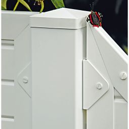 T&J LIGHTLINE Pfosten weiß für 4