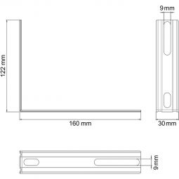 ACO ShowerDrain C Montagewinkel Edelstahl 3