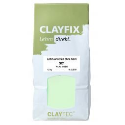 CLAYTEC Lehm-Anstrich Schwarz CLAYFIX ohne 3