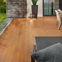 TraumGarten DreamDeck Alu Terrassendielen Ipe-braun 10