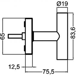 Karcher Fenstergriff Rhodos EFT284 T-Form 3