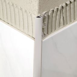BLANKE Fliesenschiene Viertelkreis-Profil Aluminium silberfarben 4