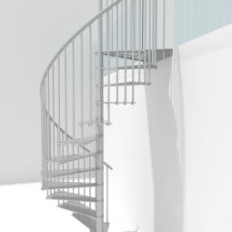 Minka Spindeltreppe Portofino weiß Wendeltreppe 7