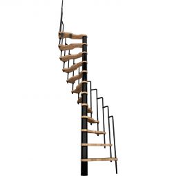 Minka Spindeltreppe Suono Buche schwarz 4