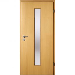 Kilsgaard Zimmertür mit Lichtausschnitt/Glas schmal 6