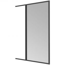 Windhager Insektenschutz Rollo Tür 140x225 cm Anthrazit Seitlich einrollbare Türlösung mit Rückschlagsicherung und Bürste