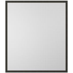 Windhager Insektenschutz Fenster Pop-Up Screen 100x120 cm Anthrazit In Sekunden einsatzbereit - ohne Bohren oder Kleben montierbar