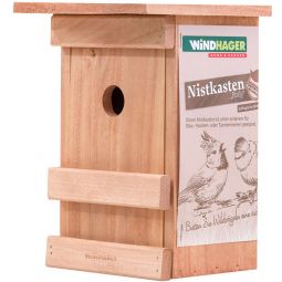 Windhager Nistkasten Birdy Vogelhaus Brutkasten Flugloch ø 28 mm, Nistkasten für Meisen