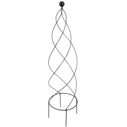 Windhager Rankhilfe Obelisk TWIST 100 cm für Blumentöpfe oder alleinstehend im Freien