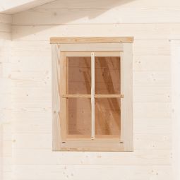 weka Gartenhaus Einzelfenster Wandstärke 21-28mm Abmessung (BxH): 69x79cm, mit Dreh-Kipp-Beschlag