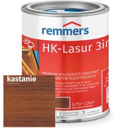 Remmers HK-Lasur 3in1 kastanie RC-555 Hochwertige Holzlasur auf Lösemittelbasis - zuverlässiger Schutz vor Feuchtigkeit im Außenbereich