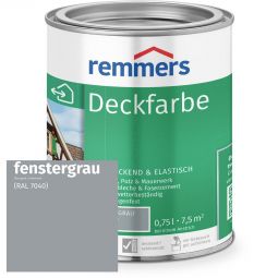 Remmers Deckfarbe fenstergrau RAL 7040 Starker Wetterschutz, hohe Deckkraft, auf Wasserbasis