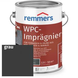 Remmers WPC-Imprägnier-Öl grau 2,5 l Hochwertiges Terrassenöl auf Lösemittelbasis - für edle Oberflächen aus WPC, Resysta & Bambus
