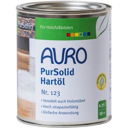 AURO Hartöl PurSolid Nr.123 Holzöl 0,375 oder 0,75 Liter