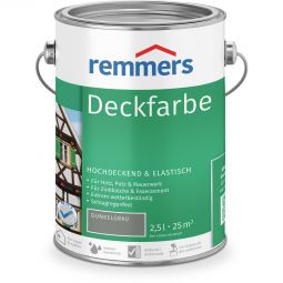 Remmers Deckfarbe dunkelgrau Starker Wetterschutz, hohe Deckkraft, auf Wasserbasis