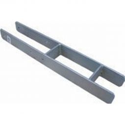T&J H-Pfostenträger schwer für Pfosten H-Pfostenträger zum Einbetonieren, stahlverzinkt, 60 cm lang – für Pfosten von 7x7 bis 14x14 cm, ideal für stabile Zaunfundamente