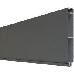 GroJa Lumino Aluminium Steckzaun Einzelprofil Sichtschutzzaun Anthrazit DB703 Sichtschutz Steckzaun Lamellenzaun Stabile Aluminiumlamellen mit Pulverlackbeschichtung, viele Kombinationsmöglichkeiten, 180x15x2 cm 