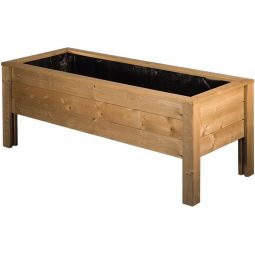 T&J JENS Hochbeet JENS Hochbeet 192x72x72 cm, aus Kiefer/Fichte, kesseldruckimprägniert, stabile Ausführung mit 90x90 mm Pfosten & inkl. Folieneinsatz