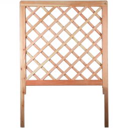 T&J Rankgitter STOCKHOLM rechteckig Lärche V2A verschraubt Rankgitter für Blumenkübel GÖTEBORG, gefertigt aus Lärchenholz, BxH 104x150 cm, Edelstahl verschraubt