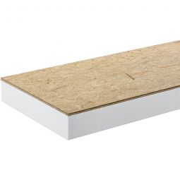 IsoBouw Dachbodendämmung Verbundelement aus Styropor mit 12mm OSB-Platte Dachdämmung 1000x500 mm, wärmebrückenfreie Verlegung, WLS 032/ 035