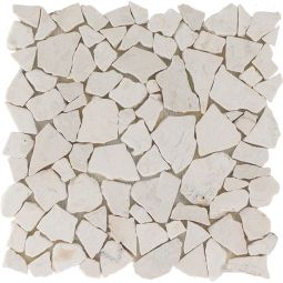 Wellker Natursteinmosaik Recife Biancone 30,5x30,5 cm Mosaikfliesen vielseitig einsetzbar