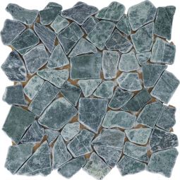 Wellker Natursteinmosaik Recife Verde Guatemala 30,5x30,5 cm Mosaikfliesen vielseitig einsetzbar