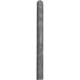 T&J Pfosten für BARTEK Pfosten für BARTEK, 9x9x190 cm, aus gebürsteter Kiefer/Fichte, graufarbig, mit gerundetem Kopf – stilvoll & witterungsbeständig