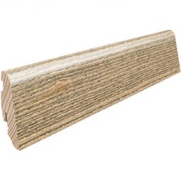 HARO Stecksockelleiste Esche tabakgrau strukturiert Fußleisten 2200x19x58 mm, strukturierte tabakgraue Esche, geölt, perfekt für Parkettböden, exklusiver Look und hohe Stabilität