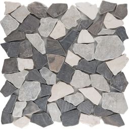 Wellker Natursteinmosaik Recife Biancone / Java 30,5x30,5 cm Mosaikfliesen vielseitig einsetzbar