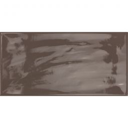 Wandfliesen Loft Braun glasiert glänzend mit Rundkante 10x20 cm Stärke 7 mm 1 Pack = 50 Stück, auch als Muster erhältlich