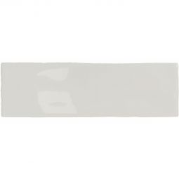 Wellker Wandfliese Borgo Hellgrau glasiert glänzend Rundkante 6,5x20 cm Stärke 9 mm auch als Muster erhältlich
