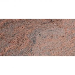 Wellker Granitfliesen Multicolor rot gesägt poliert 30,5x61 cm, Stärke 10 mm