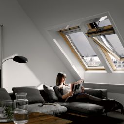 VELUX INTEGRA Dachfenster GGL 306721 Elektrofenster Holz klar lack ENERGIE Wärmedämmung 3-fach Verglasung, Regensensor