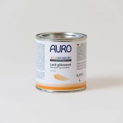 AURO COLOURS FOR LIFE Weißlack Nr. 516 für innen und außen, glänzend Lösemittelfreier Buntlack für Holz, Holzwerkstoffe und Metall