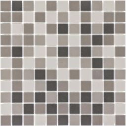 Wellker Keramikmosaik Feinsteinzeug Braun Beige matt 30x30 cm Mosaikfliesen 4 mm vielseitig einsetzbar