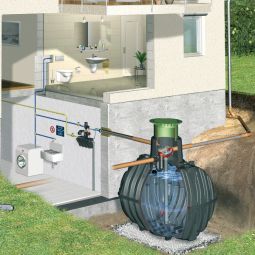 GRAF Carat Hausanlage Eco-Plus Zisterne Regenwassertank Preiswerte Komplettlösung für die Regenwassernutzung in Haus und Garten