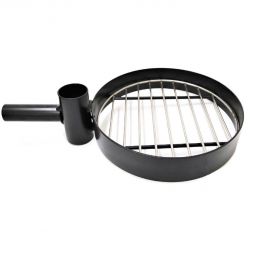 Wolff Finnhaus Grillkota Kleiner Grillhalter mit kurzem Schwenkarm und Halter 21 cm Durchmesser, 33 cm Schwenkarm-Länge