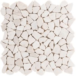 Natursteinmosaik Polymosaik Poly Biancone Mini 28x28 cm Mosaikfliesen auch als Muster erhältlich