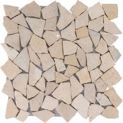 Wellker Natursteinmosaik Recife Tan 30,5x30,5 cm Mosaikfliesen vielseitig einsetzbar