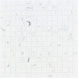Glasmosaik Weiß Marmoriert 32,7x32,7 cm Mosaikfliesen 4 mm auch als Muster erhältlich